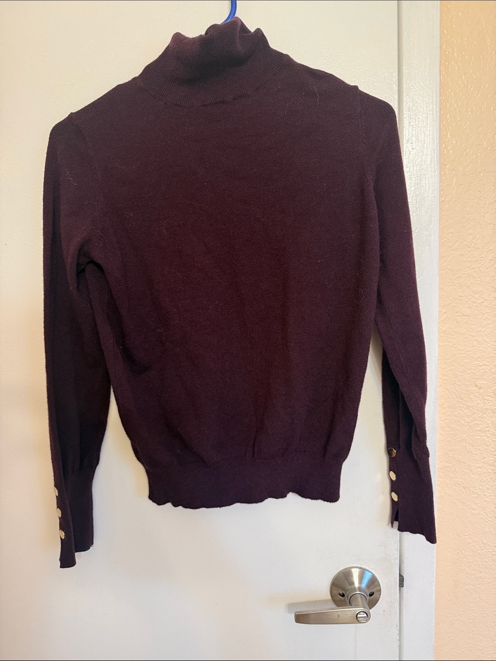 Love Tree Plum Turtleneck Sweater